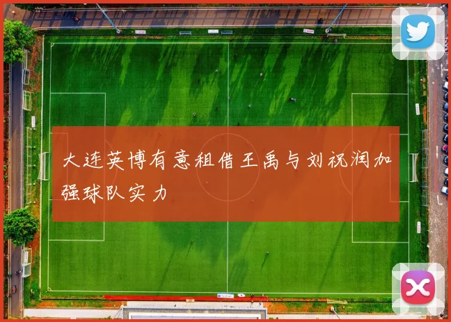 大连英博有意租借王禹与刘祝润加强球队实力